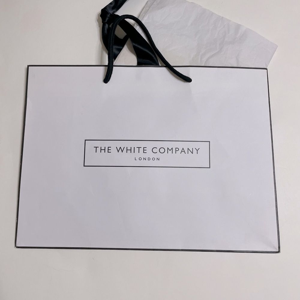 $5 or FREE With Purchase THE WHITE COMPANY LONDON BRAND SHOPPING BAG